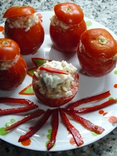 Una foto de Tomates rellenos