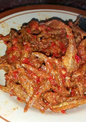 Foto resep Sambel ikan teri basa