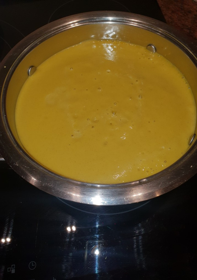 Una foto de Crema de brócoli y zanahoria