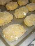 Bastones de polenta y queso