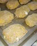 Bastones de polenta y queso