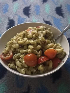 A picture of Pesto Pasta Salad.