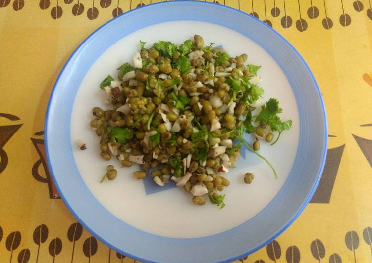 Step-by-Step Guide to Prepare Super Quick Homemade Green Moong Sundal