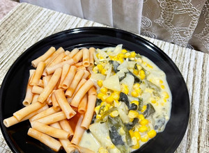 Una foto de Rajas de chile poblano con papa