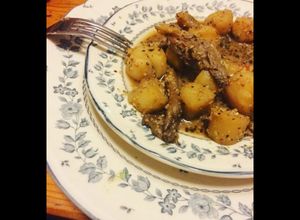 Une photo de Noix de saint Jacques et girolles flambées au whisky