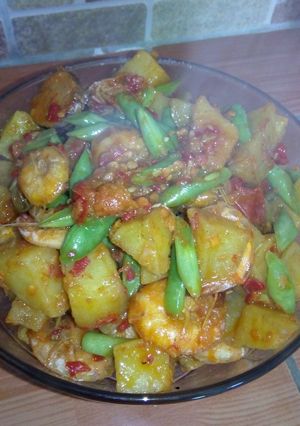 Foto resep Sayur udang balado