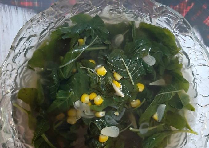 Resep Sayur bening bayam jagung, Enak Banget