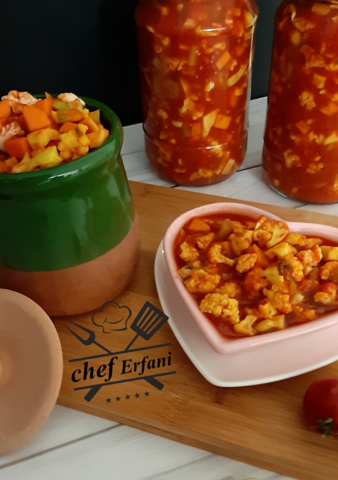 عکسی از دستور ترشی مشهدی
