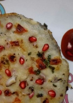 A picture of Uttapam.