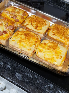 Una foto de Paninis de pan Bimbo