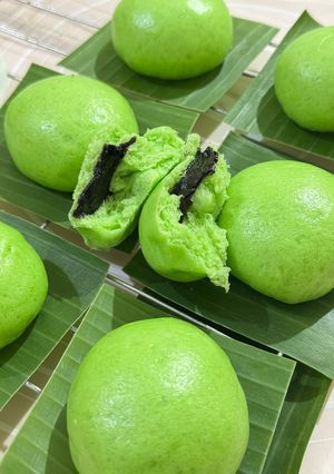 Foto resep Bakpau Pandan Cokelat