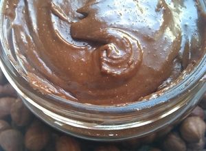 Una foto de Nutella casera