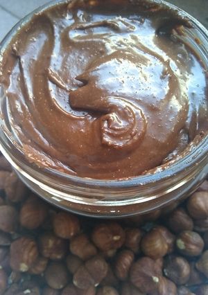 Una foto de Nutella casera