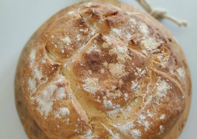 Recette Savoureux Pain de campagne express