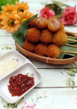 Foto resep Cilok crispy isi sosis