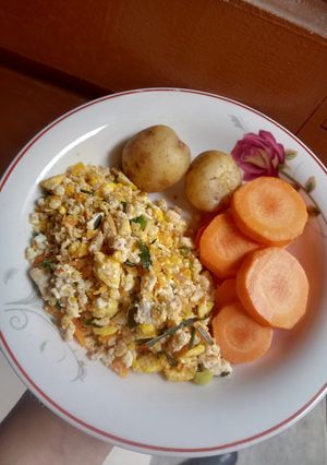 Foto resep Orak Arik Tahu Telur (Menu Diet)