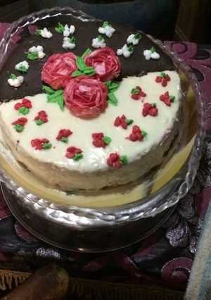 صورة لوصفة تورتايه نصف ونصف