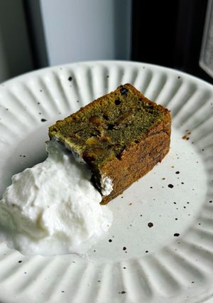 抹茶栗子優格蜂蜜蛋糕 的食譜成品照片