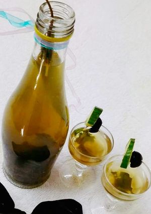 A picture of Spinach juice.