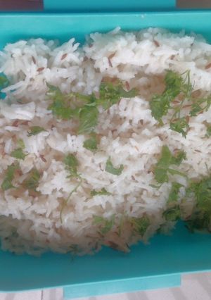A picture of Jeera Rice.