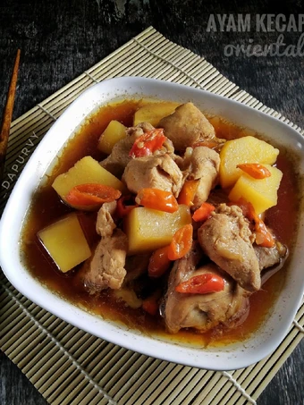 Cara Sederhana Membuat Resep  AYAM KUAH KECAP Oriental yang Bisa Manjain Lidah, Bikin Ketagihan