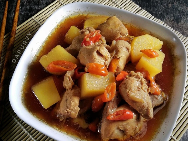 Cara Sederhana Membuat Resep  AYAM KUAH KECAP Oriental yang Bisa Manjain Lidah, Bikin Ketagihan