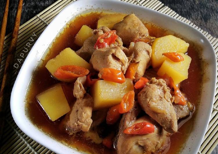 PATUT DICOBA! Resep AYAM KUAH KECAP Oriental