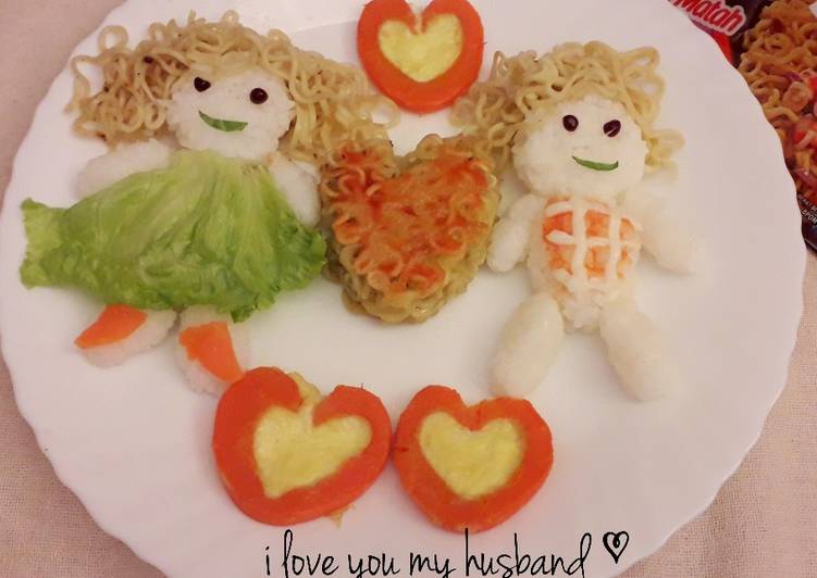 Resep Bento Mie (valentine) Anti Gagal
