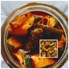 A picture of Andhra Mango Pickles.