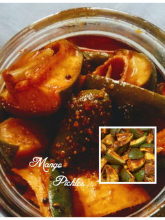 A picture of Andhra Mango Pickles.