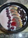 Bowl smoothie fruits rouges