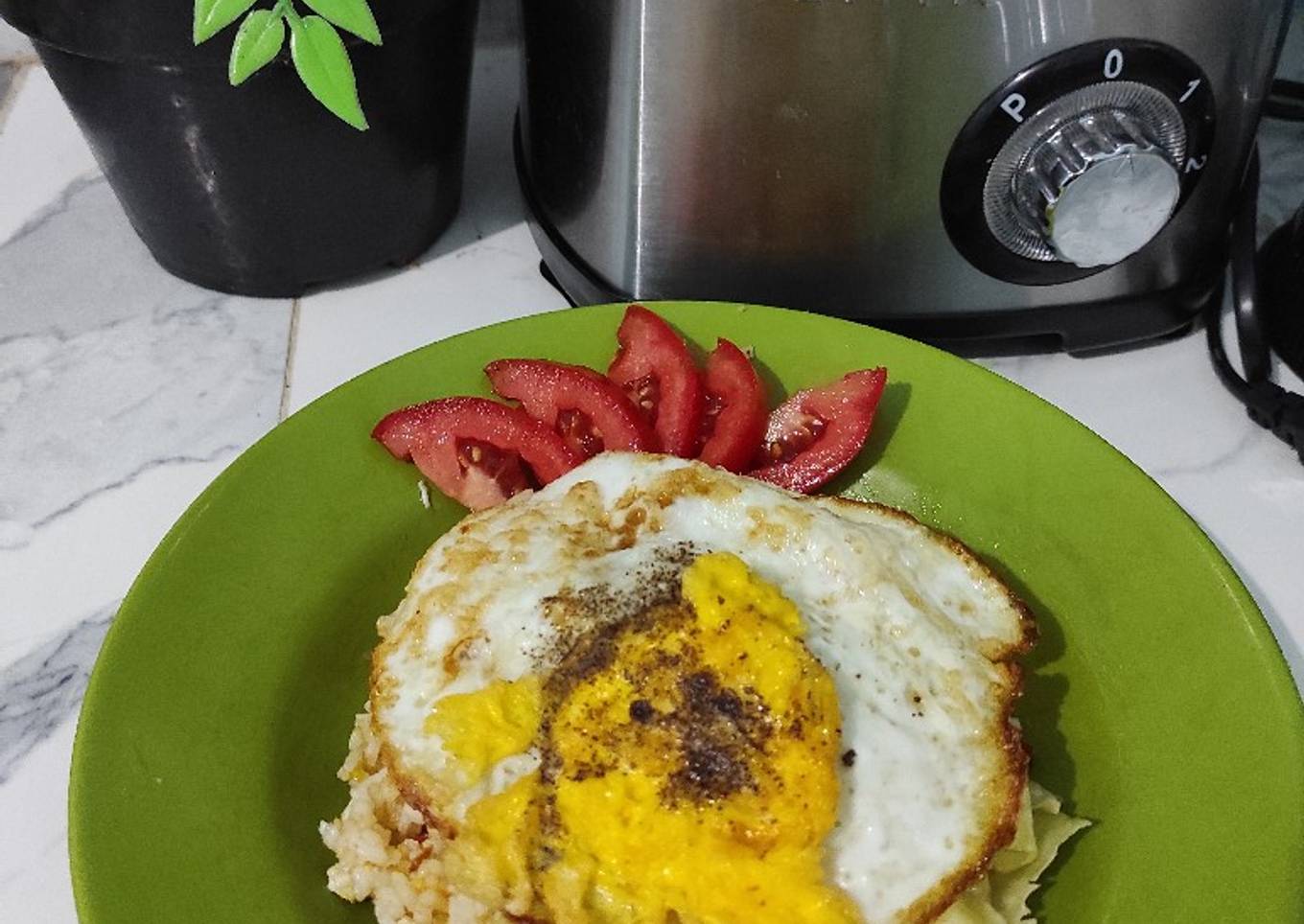 Nasi goreng sederhana tanpa kecap