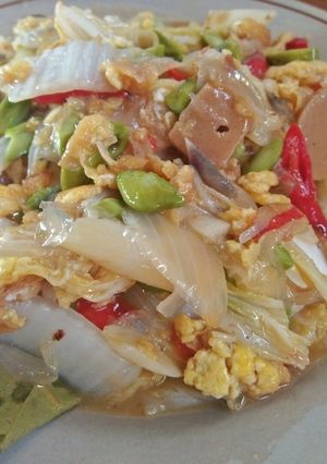 Foto resep Sapesomi (Sawi putih pete sosis mayonise)