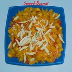 A picture of Sweet boondi.