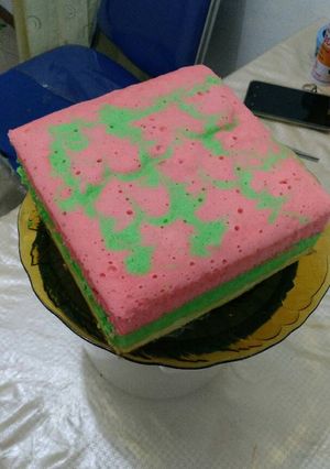 Foto resep Bolu kukus pelangi