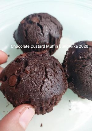 Foto resep Chocolate Custard Muffin