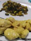 Pollo al curry e zucchine alla curcuma