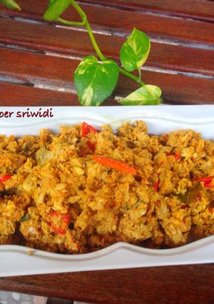 Foto resep Tenggiri suwir bumbu kunyit