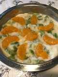 Crème de corossol aux kiwis, mandarine et citron vert