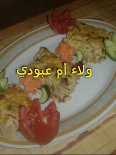صورة لوصفة عجة القرنبيط بالدجاج