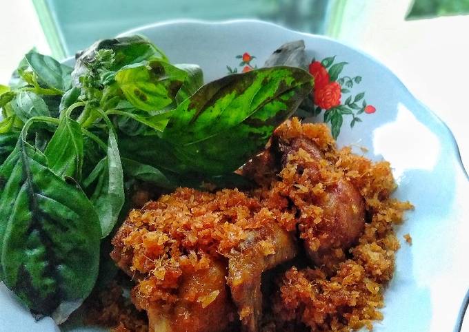 Resep Ayam Serundeng/Abon Kelapa Anti Gagal