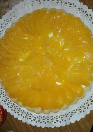 Una foto de Tarta de Durazno