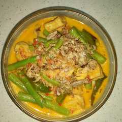 รูปของ Sayur lodeh tahu, kacang panjang,Lombok hijau