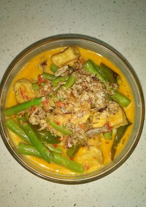 Foto resep Sayur lodeh tahu, kacang panjang,Lombok hijau