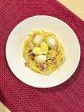 Spaghetti Carbonara (Susu UHT)