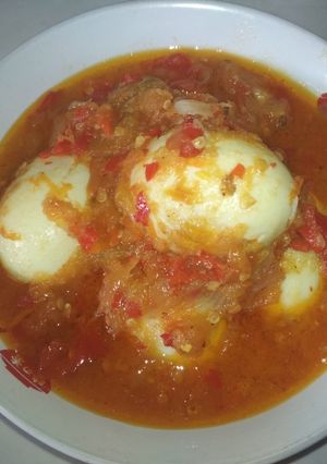 Foto resep Telor Balado + Sayur Sop