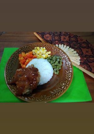 Foto resep Chicken Steak Crispy With Vegetable