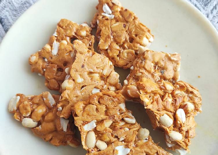 How to Make Perfect Gur ki Gajak or Jaggery Peanut Brittle