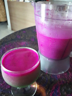 Foto resep Smoothie Buah Naga + Pisang