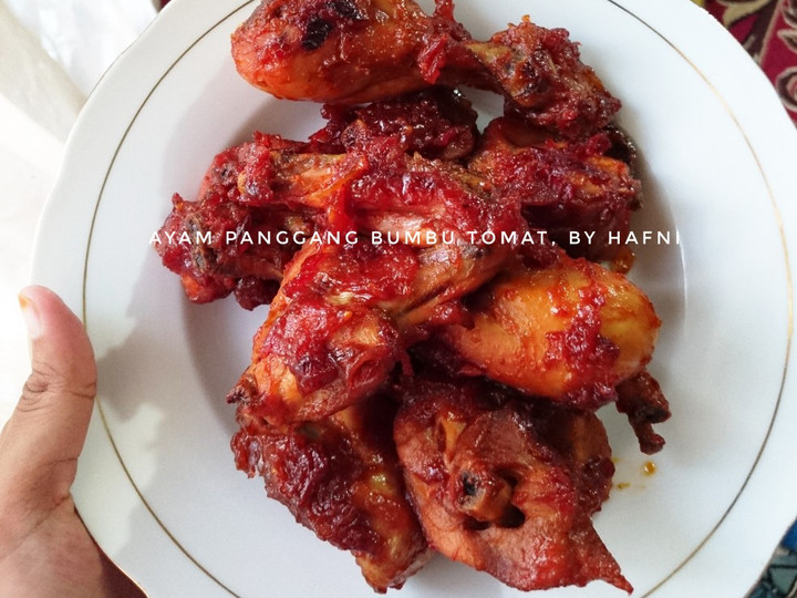 Resep Ayam Panggang bumbu Tomat Enak Dan Mudah